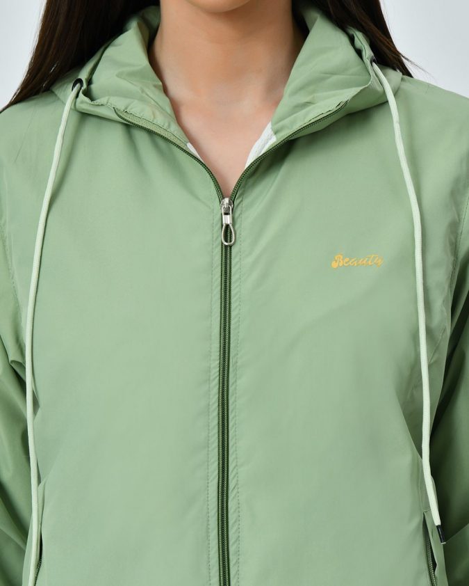 Women Solid Hooded Lightweight Quilted Jacket - Image 2