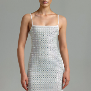 Zohara Diamante Halter Maxi Dress