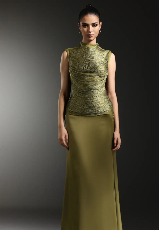 Siayh Sleeveless Tassels Bandage Maxi Two-Piece Set